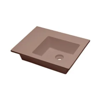 Раковина подвесная Cielo Era ERLA60DXSF CP 60 см правая розовый