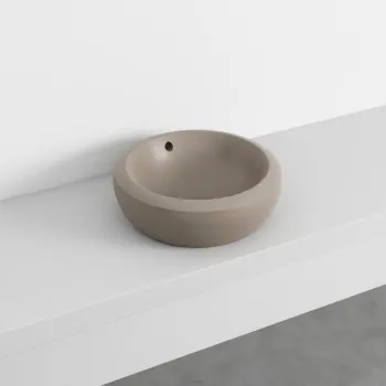 Раковина накладная Cielo Fluid FLLA45 AN 45 см коричневый