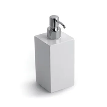 Дозатор настольный из композита Bertocci Settecento, белый матовый/хром 14507480000