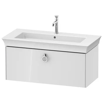 Duravit White Tulip  Тумбочка подвесная, 410x984x458 мм, 1 ящик с ручкой, цвет: белый высокоглянцевый