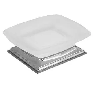 Мыльница настольная Colombo Portofino хром/матовое стекло B3242.CR-VAN