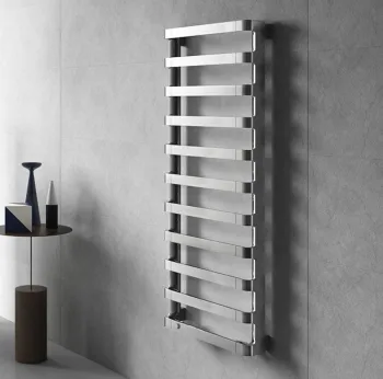 Полотенцесушитель электрический Irsap Step E 500x1255x107 мм., 11 плоских трубок, мощность 450 ватт, хром SEL050T50IR01NNN