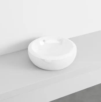 Раковина накладная Cielo Fluid FLLA45 45 см белый