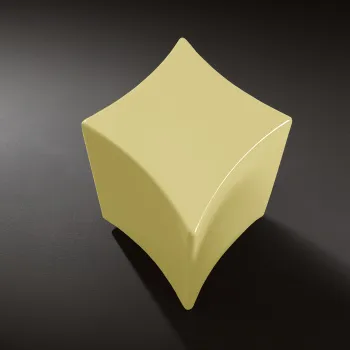 Столик декоративный на стальной основе Kerasan Artwork QUADRI, 55х45х41, золото 4715K3