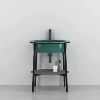 Раковина встраиваемая Cielo I Catini Catino Oval CALAOF SM 70 см зеленый