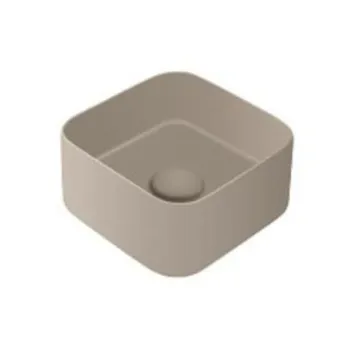 Раковина накладная Cielo Shui Comfort MILAQ AV 25 см коричневый