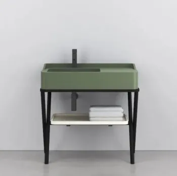 Раковина накладная Cielo Siwa SWLASF AG 90 см зеленый