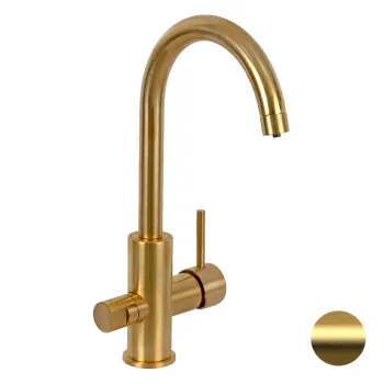 Смеситель для кухни Remer   X-style золото брашированное N792DWBG