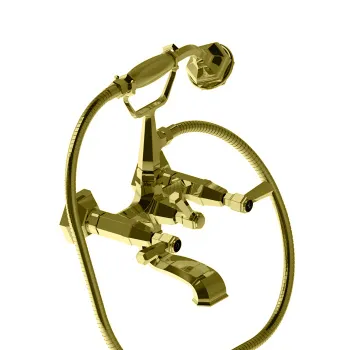 Смеситель для ванны Stella Eccelsa Leve 3274/306 с ручным душем, золото 24К EL 02206 AU00