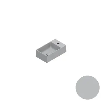 Раковина 40×23 Catalano Premium с 1 отверстием Cemento satinato 0220411023