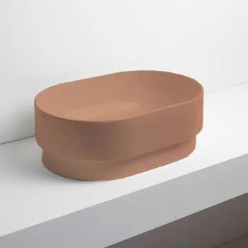 Раковина накладная Simas PO.MO PO02 CARAMELLO 56 см коричневый