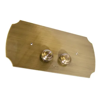 Смывная клавиша двойного смыва Devon&Devon для монтажных систем Geberit UP320 бронза DEPLBR