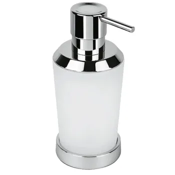 Дозатор для жидкого мыла Colombo Road настольный, хром/матовое стекло B9339.CR-VAN
