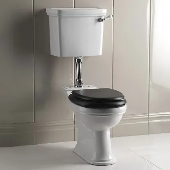 Патрубок для низкого бачка Devon&Devon Westminster/new Etoile/rose укомплектован крепежом для декоративной заглушки унитаза хром IBACZWESCR