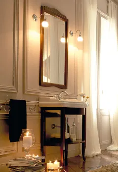 Зеркало в деревянной раме Kerasan Retro 63xh116, noce, орех 731340