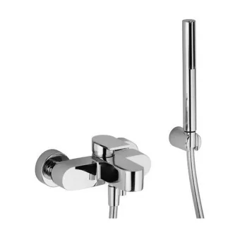 Смеситель для ванны Fantini Mare настенный, на 2 источника, излив 170, с ручн.душем, хром 51 02 1016