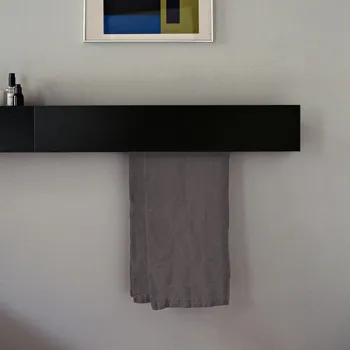 Полотенцедержатель Agape Sen, 40см, с удлинённой передней частью, подвесной, подвесной, черный ASEN0919NS