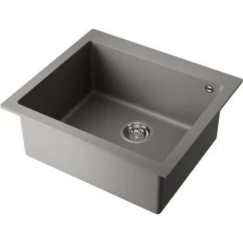Мойка кухонная Omoikiri Bosen 57A-GR leningrad grey 4993819