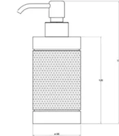 Дозатор для жидкого мыла Bertocci Officina 01 127 7548 5050