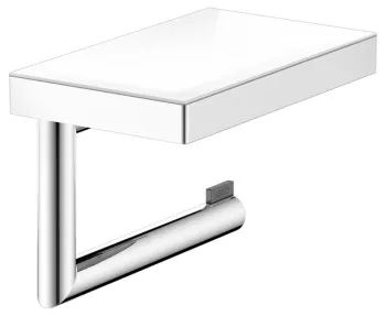Держатель туалетной бумаги Keuco Reva 12873019000 с полкой, хром