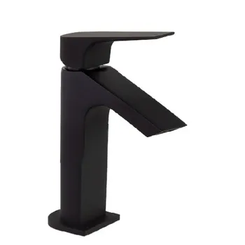 Смеситель для раковины Ramonsoler Urban Chic с каскадным изливом чёрный 210101NM