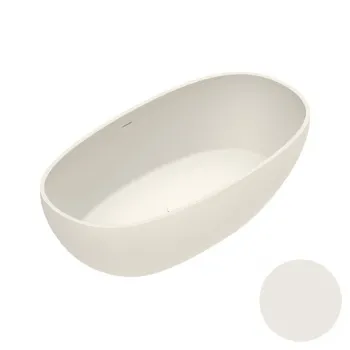 Ванна из искусственного камня 176×91 h52 Catalano Vasche Solid со слив-переливом Lino satinato 7239020030