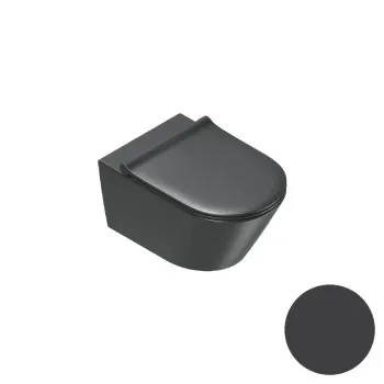 Унитаз подвесной 55×35 Catalano Zero Nero satinato 0111550022
