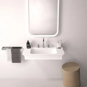 Раковина Agape Novecento XL 90x55x13, 3 отв., матовый белый ACER10703RBB *3