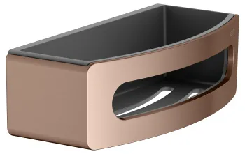 Корзинка для душа Keuco Elegance 11658290001 красное золото шлифованное\антрацит