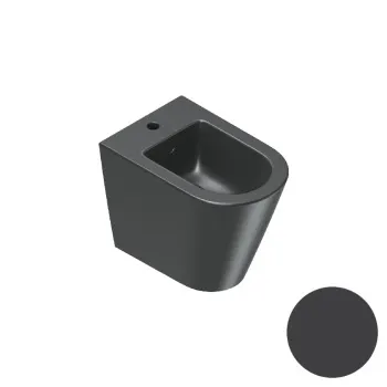 Биде напольное 55×35 Catalano Zero Nero satinato 0119551022