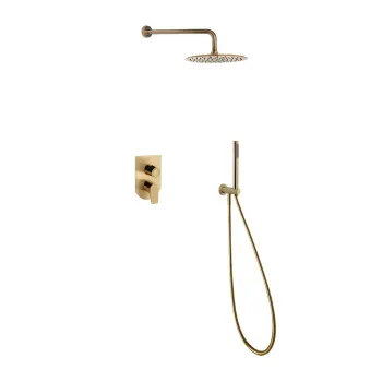Смеситель для душа Ramonsoler Urban Chic встраиваемый с тропическим и ручным душем k2115021oc золото K2115021ОС