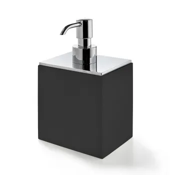 3SC BeMood Black Дозатор настольный 10хh16,5х8 см, цвет черный/хром