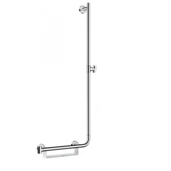 Hansgrohe 26 404 400 Raindance Select S Душевой гарнитур H=1100 мм, Ø120 мм, 3 реж., с полочкой, правый