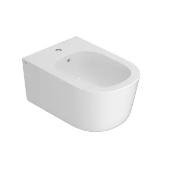 Биде подвесное Globo Lalita 54х36хh26 см, с 1 отв., с креплением, белый LTS09BI*1