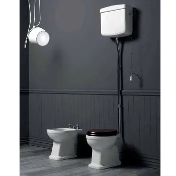 Бачок высокий с крышкой для унитаза Simas Londra LO902bi белый