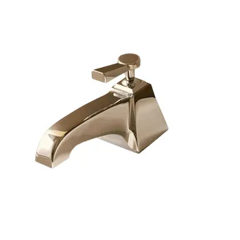 Смеситель для биде Devon&Devon Time на 1 отв с донным клапаном светлое золото 2TIME220OT