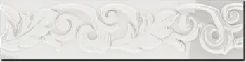 Керамический бордюр LaDiva Listello Ancona Latte 7.5x30 Luc