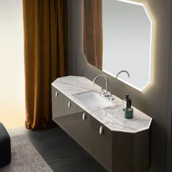 Зеркало Vitage Milldue Edition Dandy CRYSTAL 1620х884х30, со светодиодной подсветкой, 7503.LED