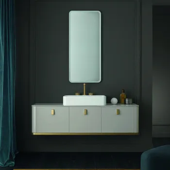 Зеркало Vitage Milldue Edition Tailor BEND 490х1100х30, со скошенным краем, 7520