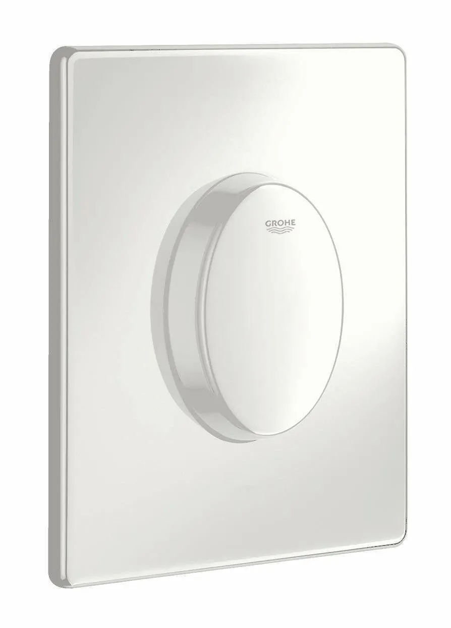 Панель смыва для унитаза GROHE Skate Air вертикальная 1 режим смыва, альпин-белый 38564SH0