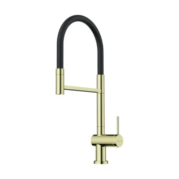 Смеситель для кухни Omoikiri Kanto 2 Plus-SB светлое золото/черный 4994461