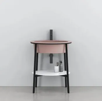 Раковина встраиваемая Cielo I Catini Catino Oval CALAOF CP 70 см розовый