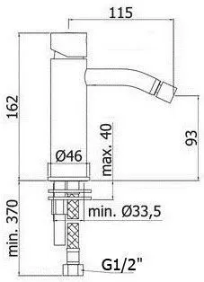 Смеситель для биде Paffoni Light LIGX131CR