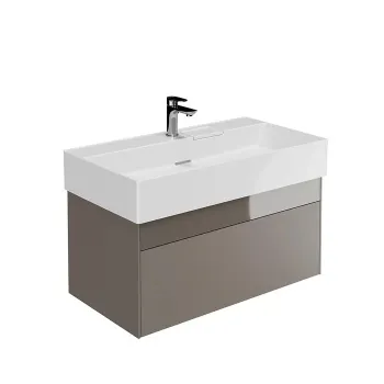 Тумба LOGICA подвесная Kerama Marazzi 2 ящика 90 см песчаный LOG.90.2\SAN