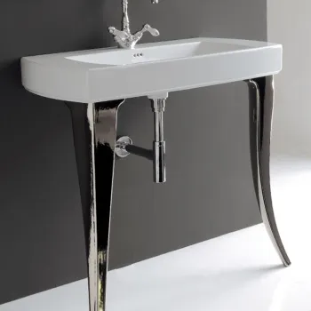 Раковина Artceram JAZZ 91.5х48, 1 отв., серебро JZC002 51 00