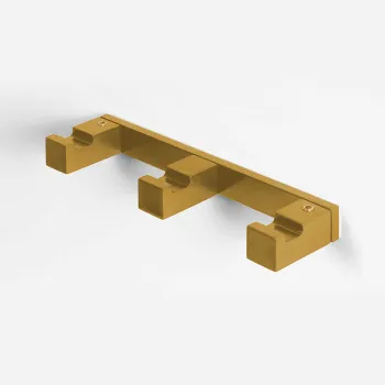 Крючок тройной Colombo MiniQ золото матовое CD137.OM