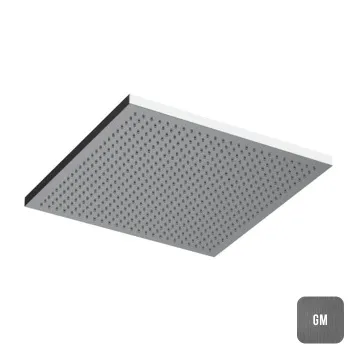 Верхний душ Almar Velvet Rain 300х300 (без держателя), gun metal brushed pvd E044278.GM