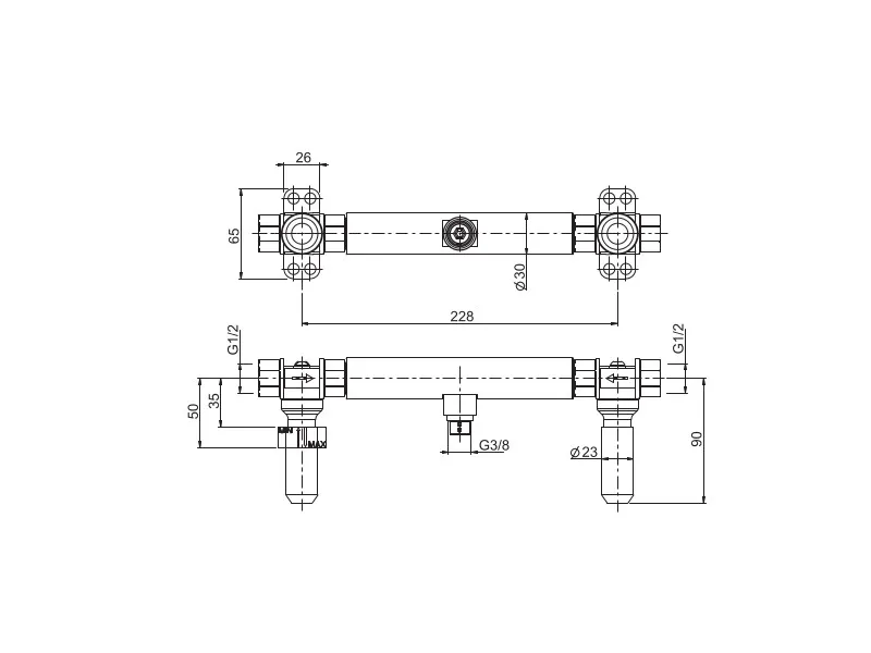 Встроенная часть для смесителя Fima Carlo Frattini FimaBox F2360