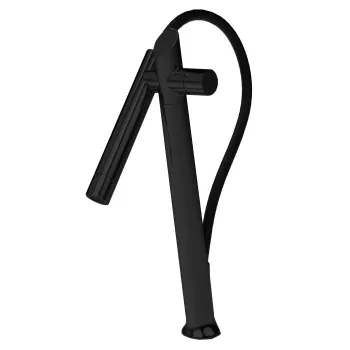 Смеситель для кухни Fima Carlo Frattini Kitchen на 1 отверстие, Galileo, чёрный матовый F7050NS