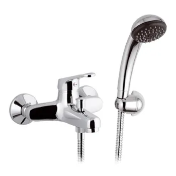 Смеситель для ванны Remer Remix  литой излив R02